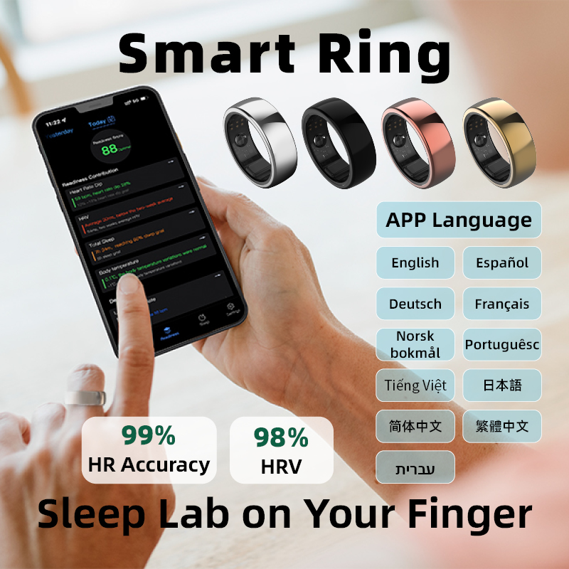 Anel inteligente com sensor de - Wellness Health. Ring avaliação e preço