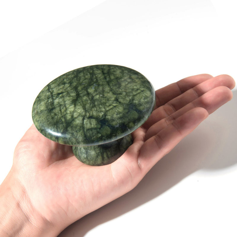 Massageador de cabeça de cogum - Jade Gua Sha Tool avaliação e preço