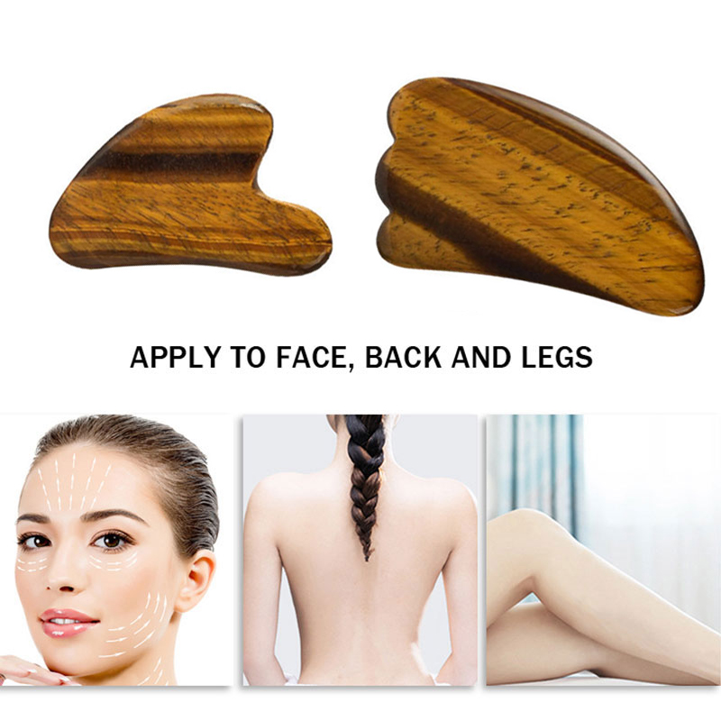 Rolo de jade olho de tigre nat - Jade Gua Sha Tool avaliação e preço