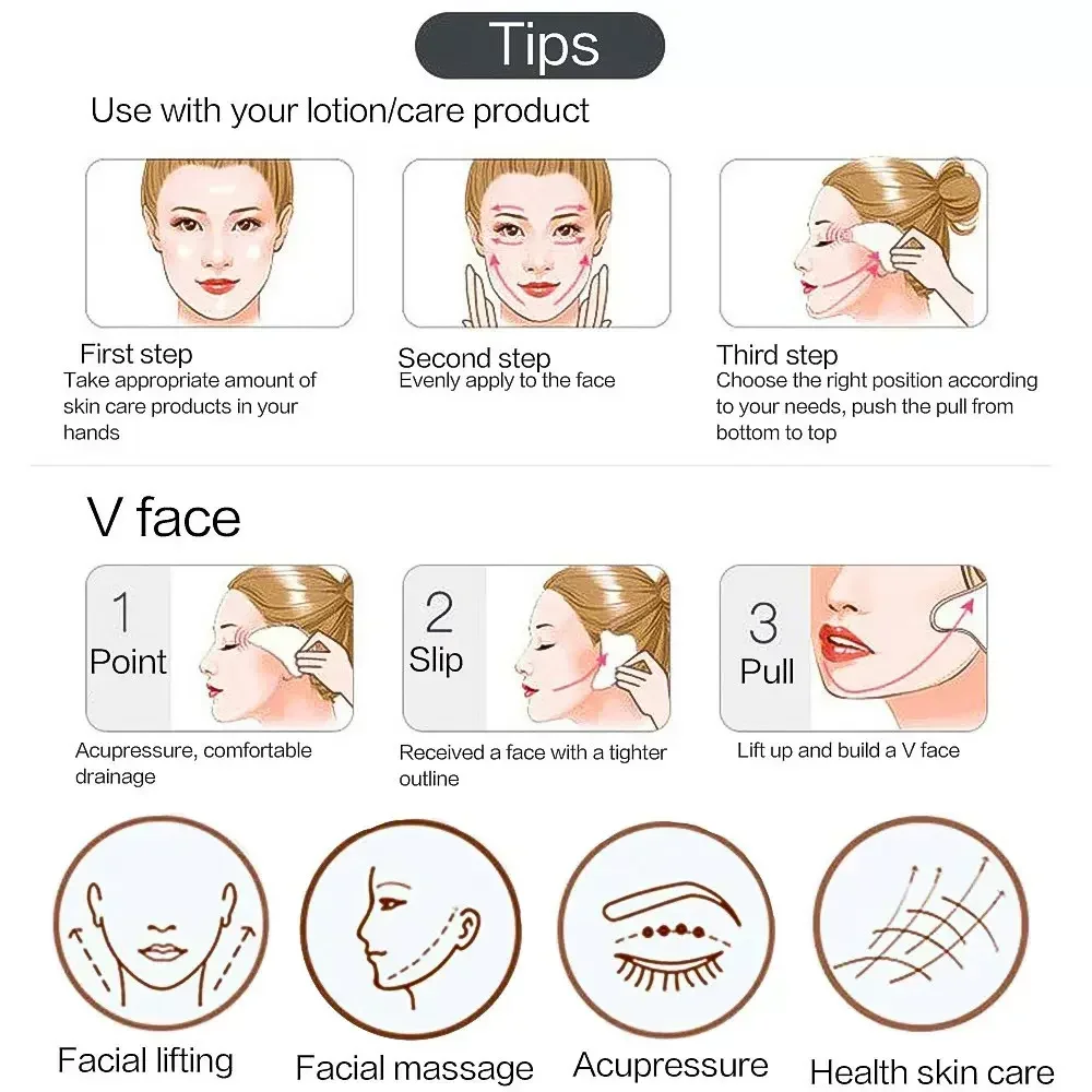 3 pçs gua sha raspador placa r - Jade Gua Sha Tool avaliação e preço