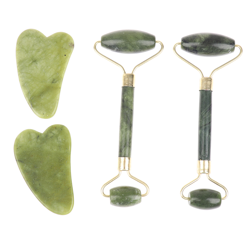 Conjunto de massageador facial - Jade Gua Sha Tool avaliação e preço